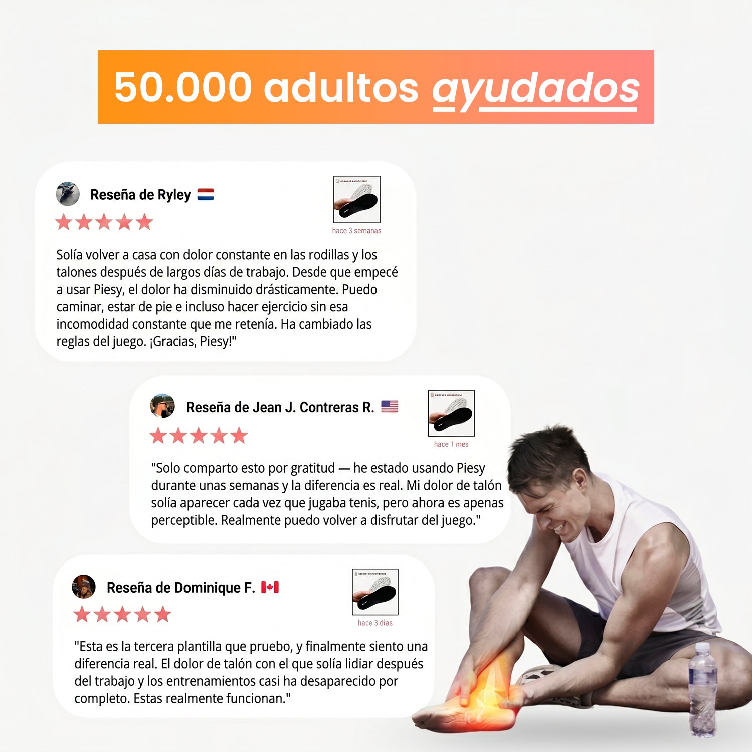 Piesy™ Plantillas Adultos