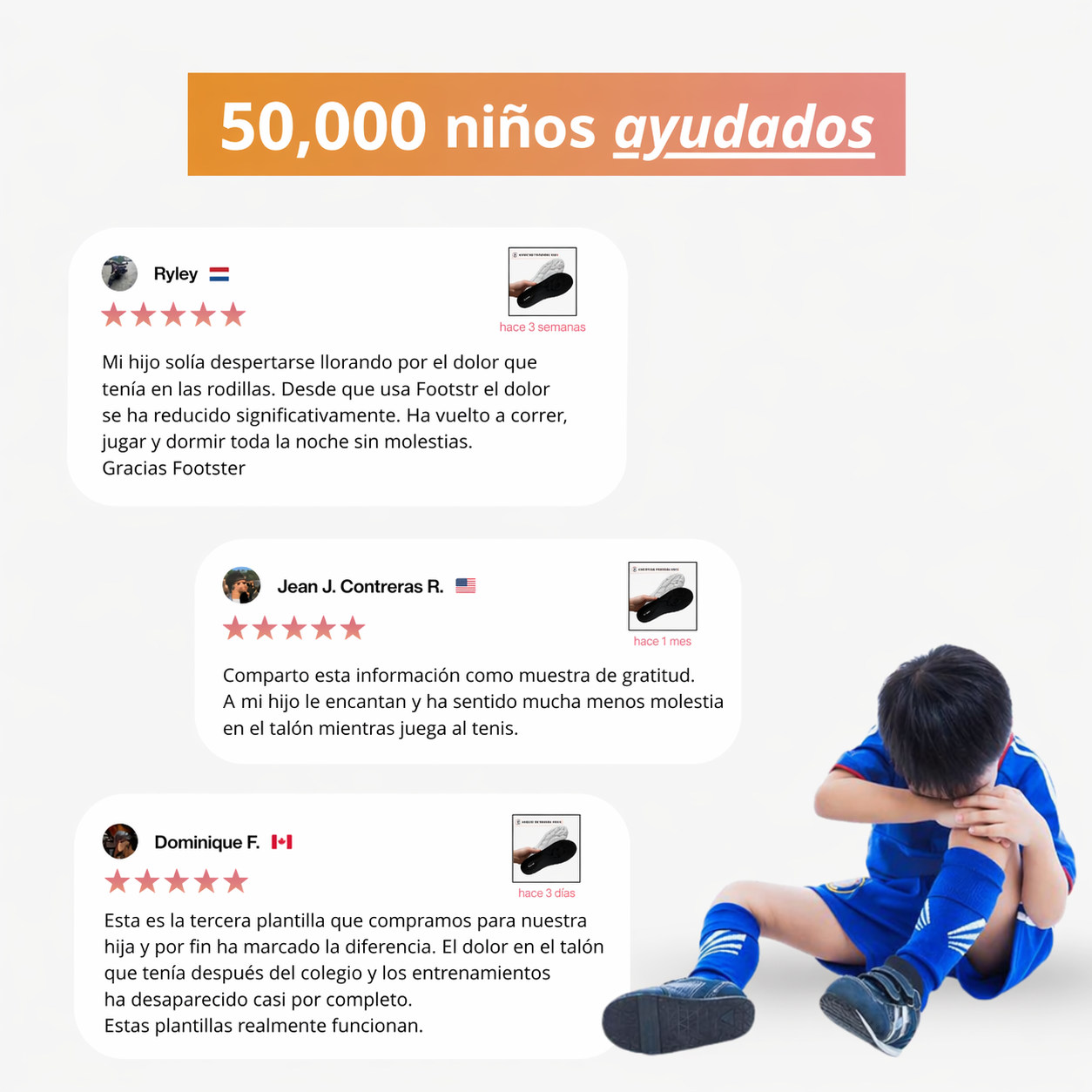 Piesy™ Plantillas Niños